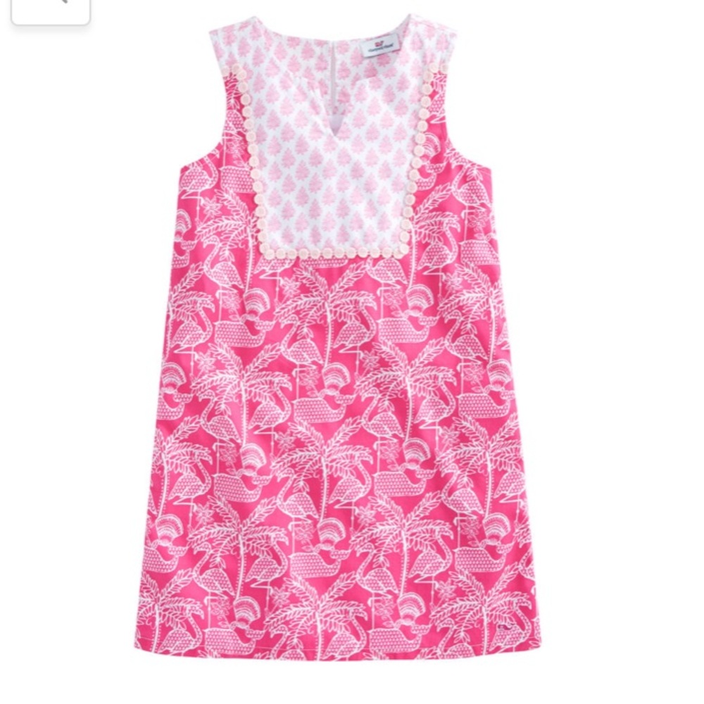 Vineyard Vines size 5 Flamingo Print Shift…